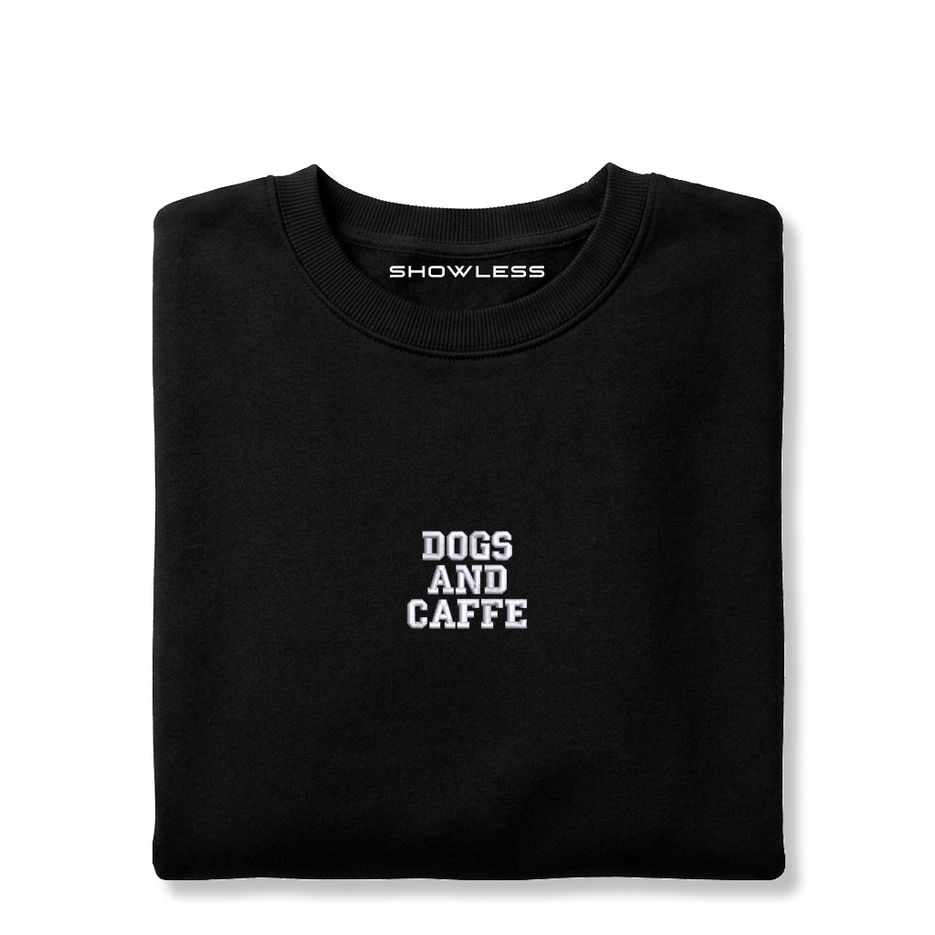 Crewneck "DOGS AND CAFFE"