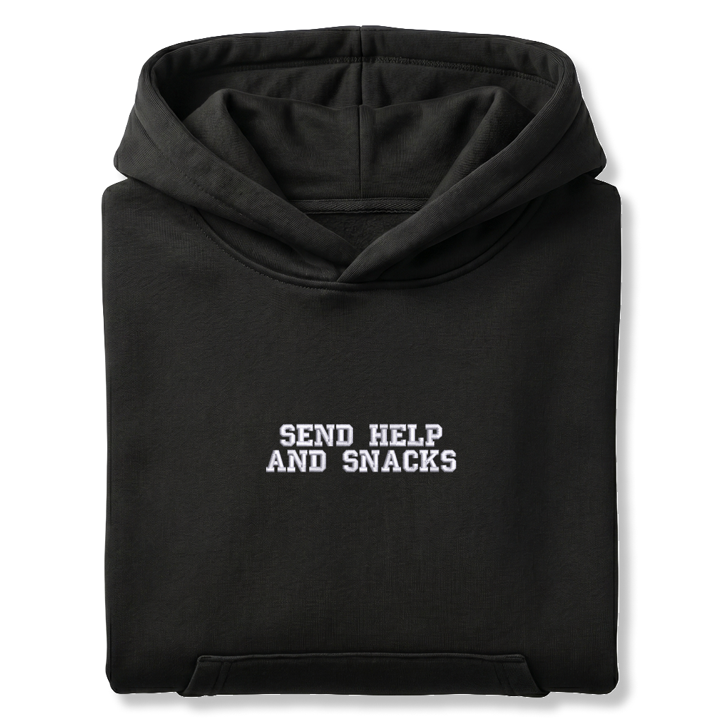 Standart Hoodie "SEND HELP AND SNACK"