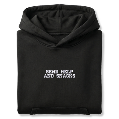 Standart Hoodie "SEND HELP AND SNACK"