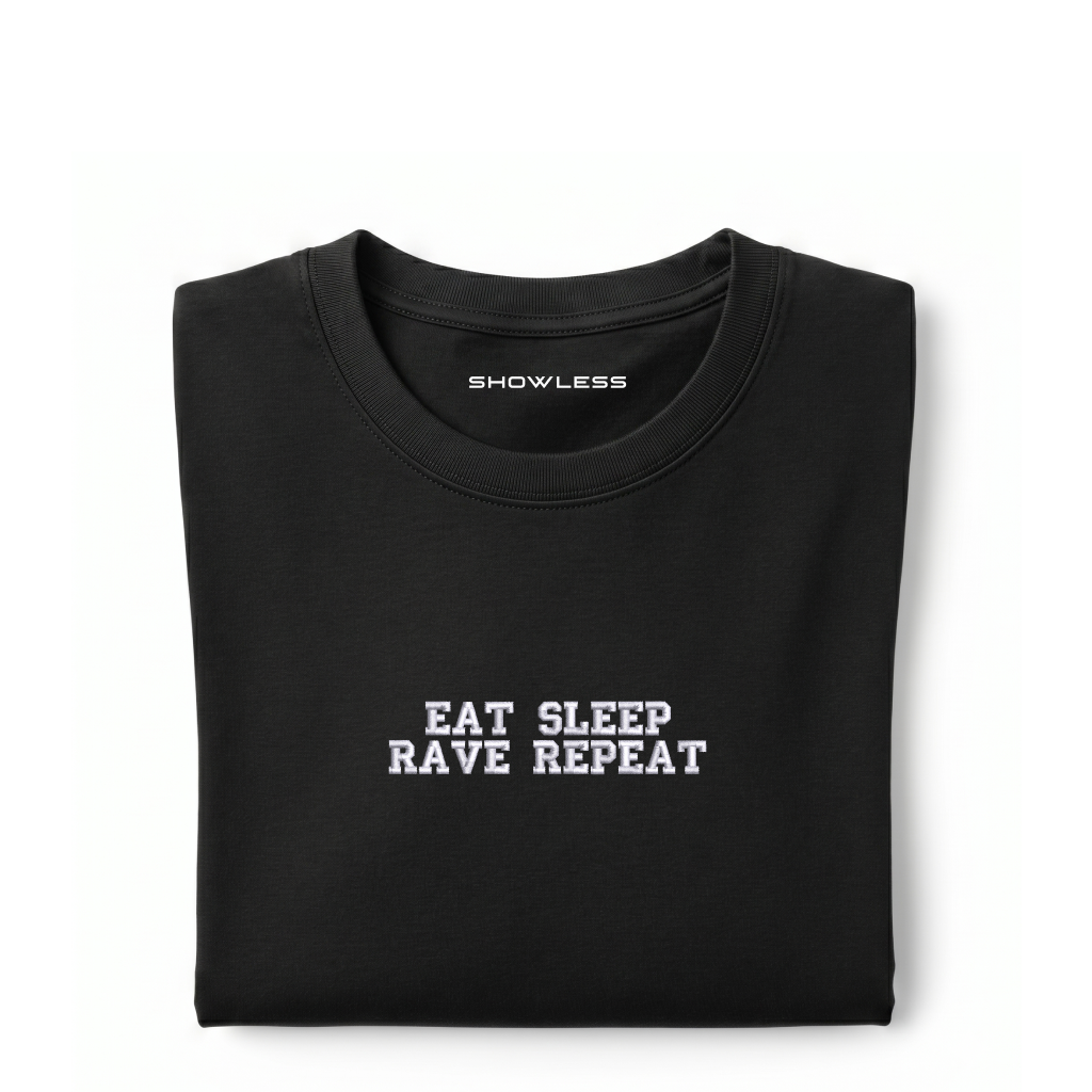 Standart T-shirt "EAT SLEEP RAVE REPEAT"