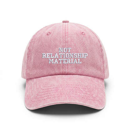 Vintage cap "NOT RELATIONSHIP MATERIAL"