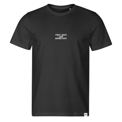 Standart T-shirt "VERY BUSY AND IMPORTANT"