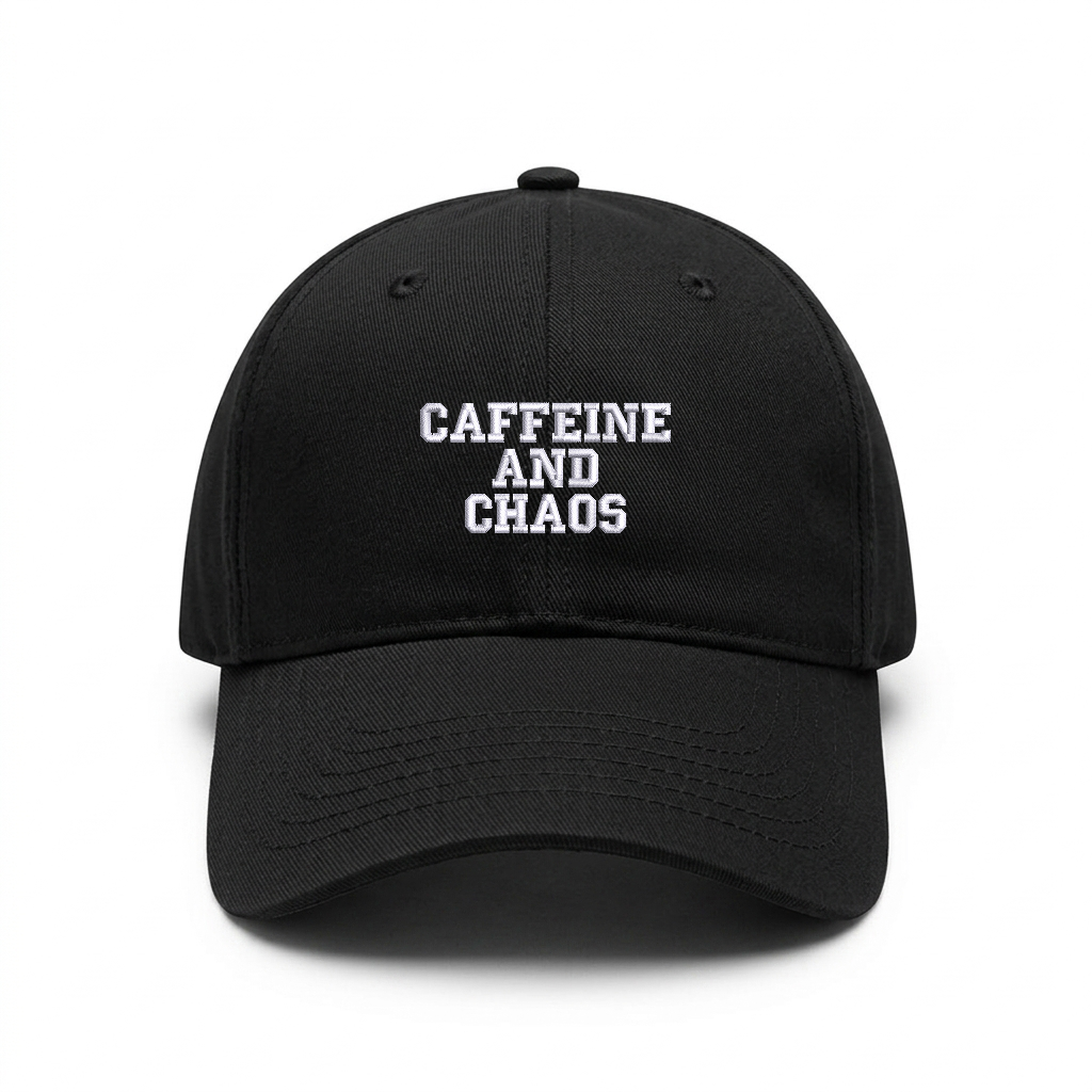 Standart cap "CAFFEINE AND CHAOS"