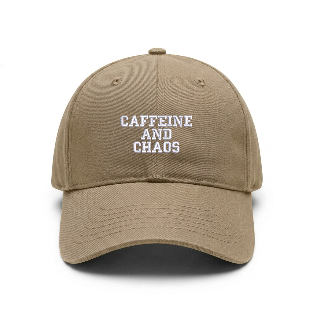 Standart cap "CAFFEINE AND CHAOS"