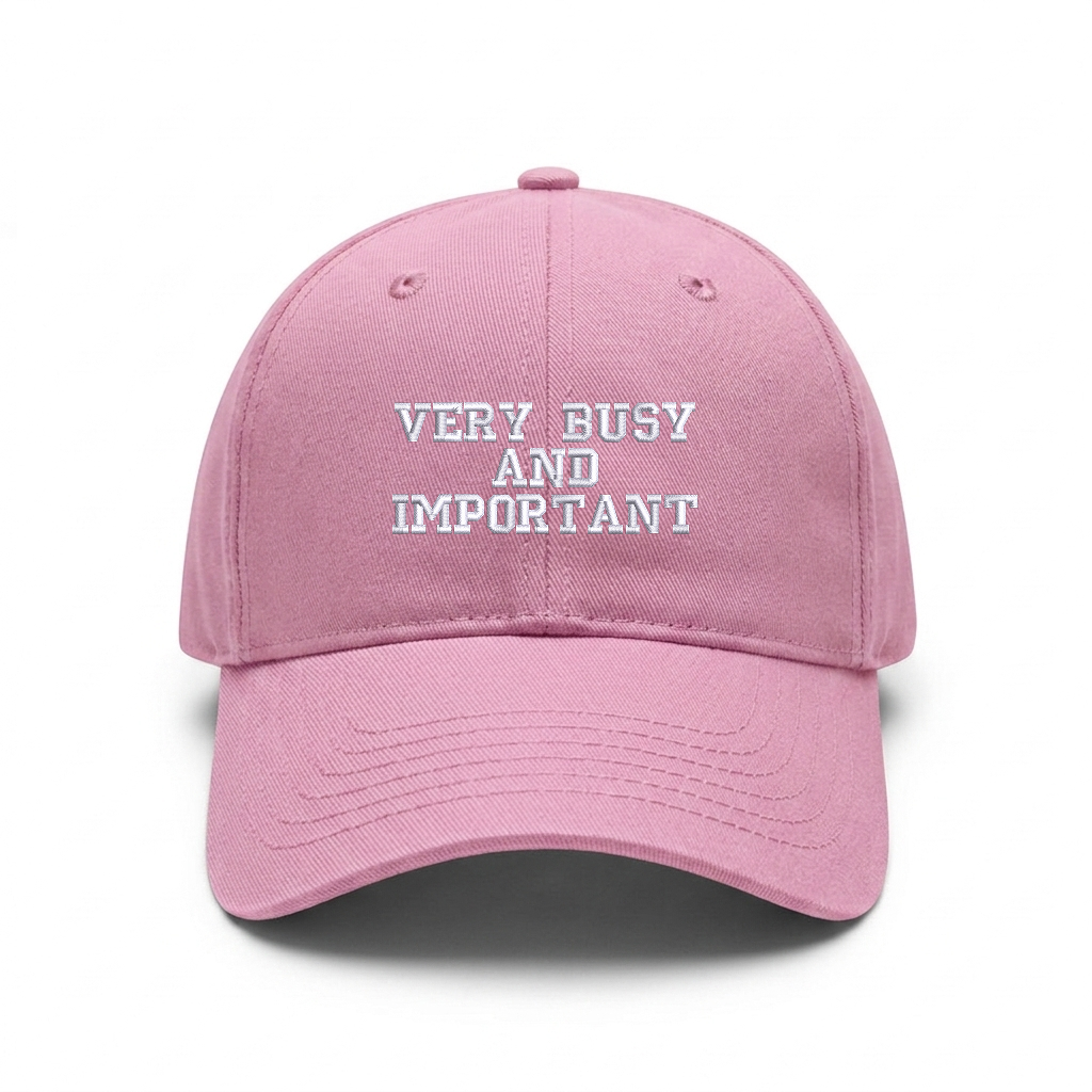 Standart cap "VERY BUSY AND IMPORTANT"
