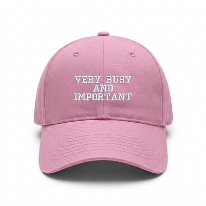 Standart cap "VERY BUSY AND IMPORTANT"
