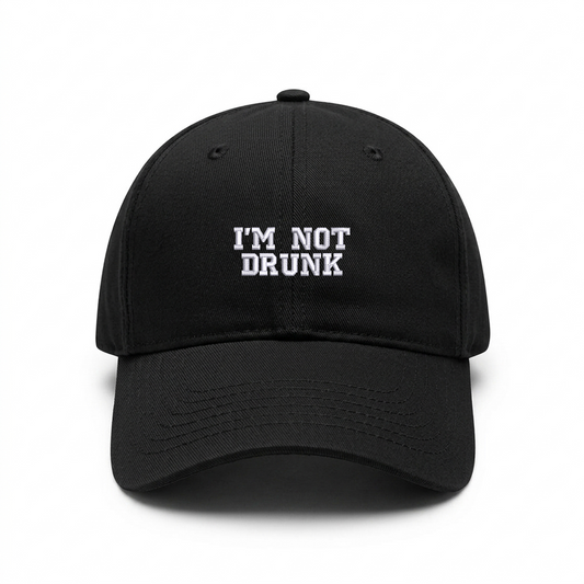 Standart cap "I'M NOT DRUNK"
