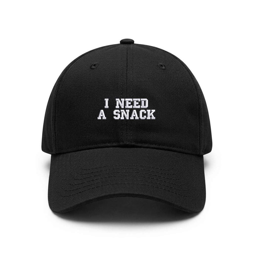 Standart cap "I NEED A SNACK"