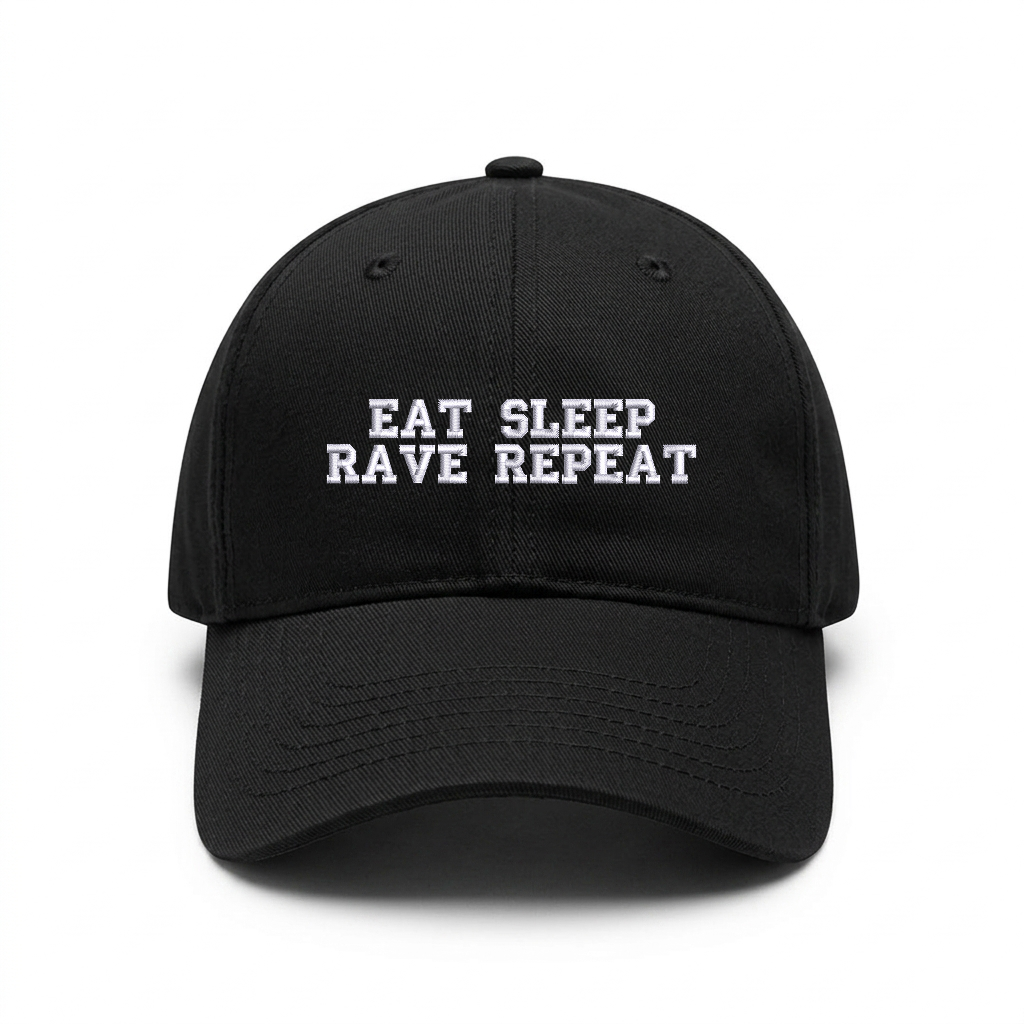 Standart cap "EAT SLEEP RAVE REPEAT"