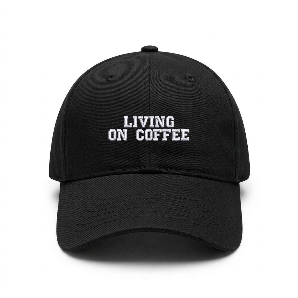 Standart cap "LIVING ON COFFE"
