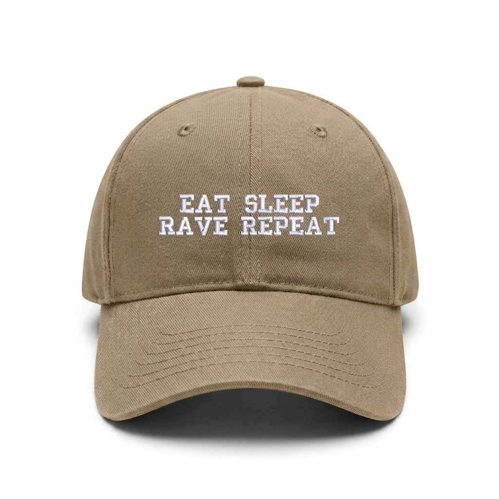 Standart cap "EAT SLEEP RAVE REPEAT"