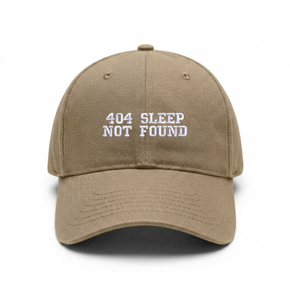 Standart cap "404 SLEEP NOT FOUND"