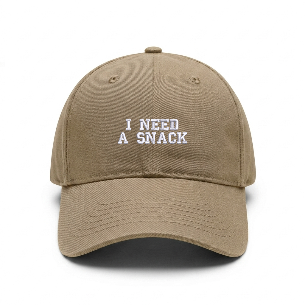 Standart cap "I NEED A SNACK"