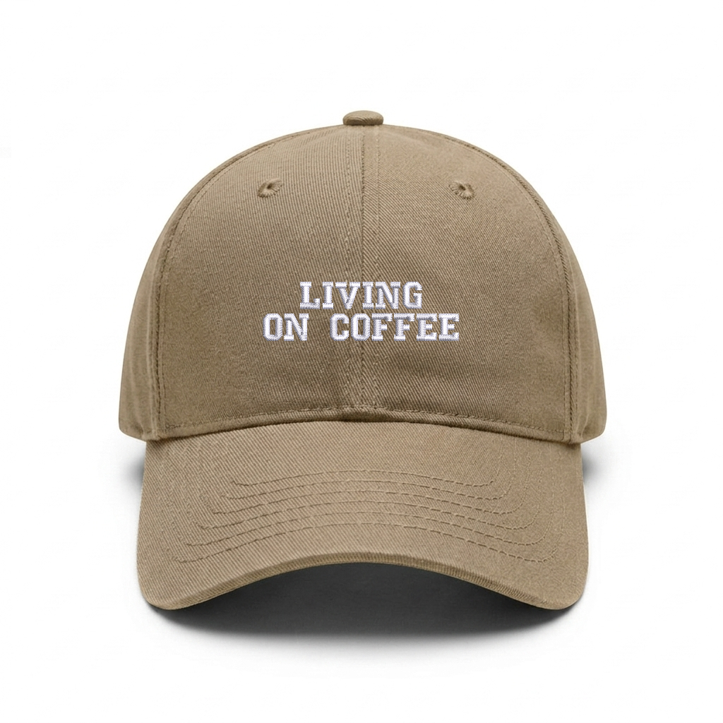 Standart cap "LIVING ON COFFE"