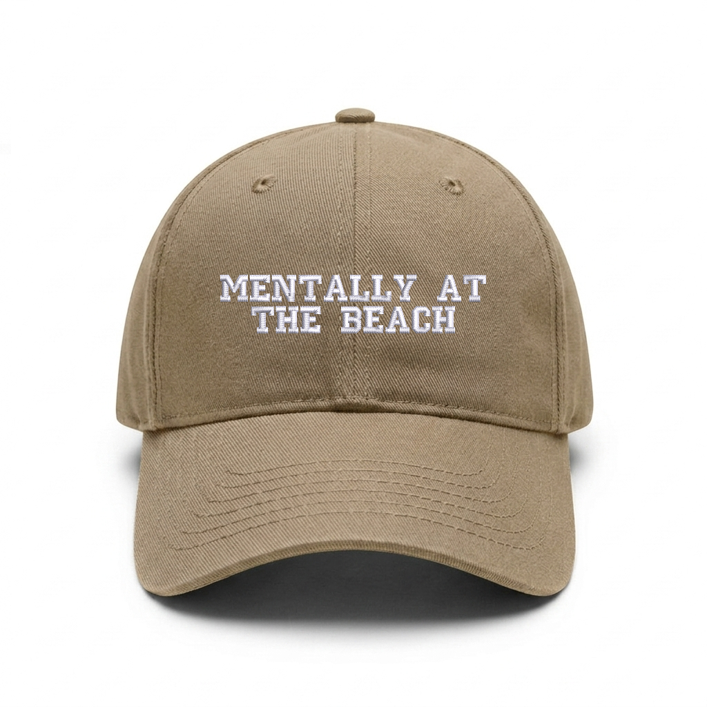 Standart cap "MENTALLY AT THE BEACH"