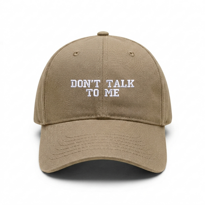 Standart cap "DON'T TALK TO ME"