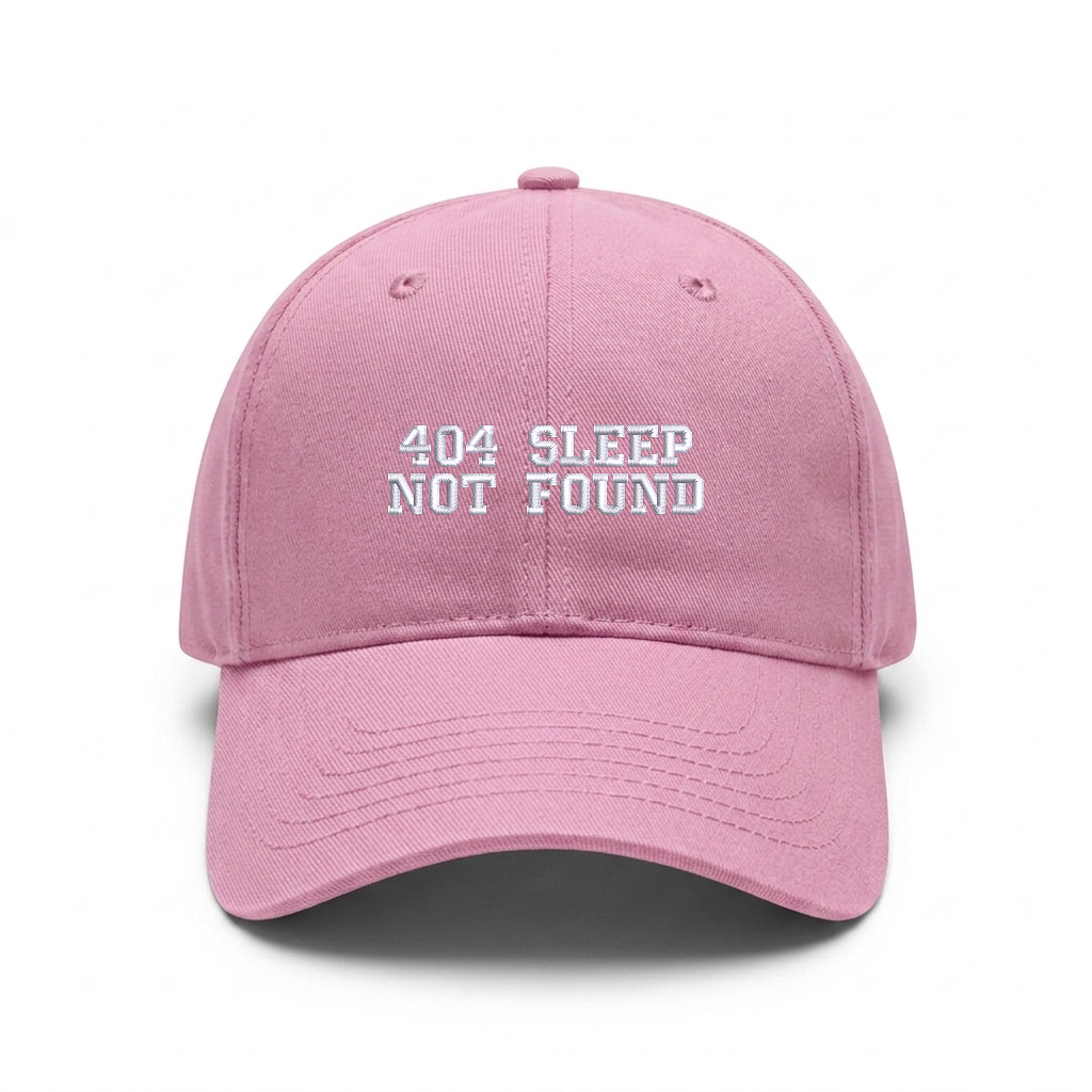 Standart cap "404 SLEEP NOT FOUND"