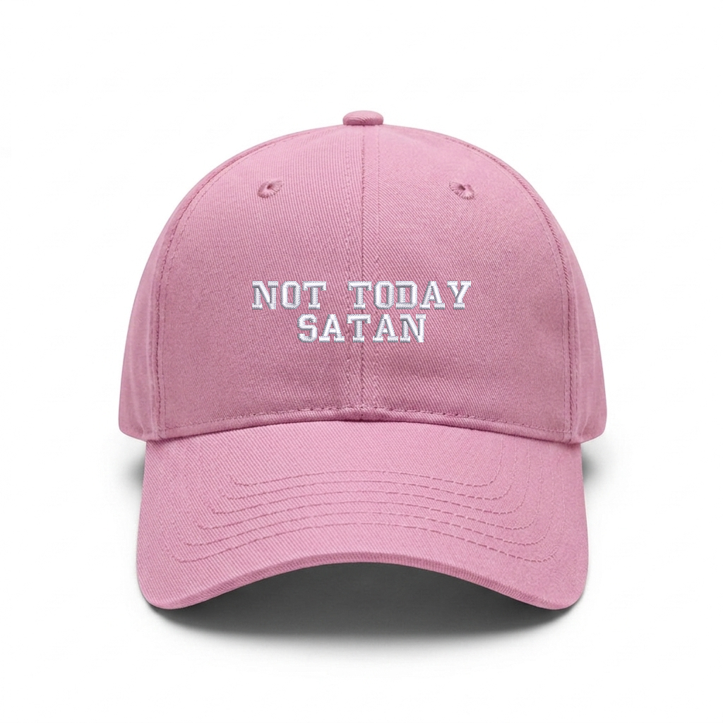 Standart cap "NOT TODAY SATAN"