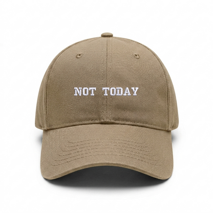Standart cap "NOT TODAY"