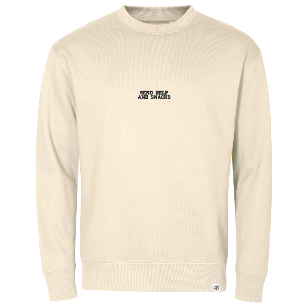Crewneck "SEND HELP AND SNACK"