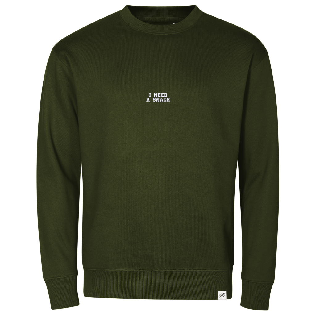 Crewneck "I NEED A SNACK"