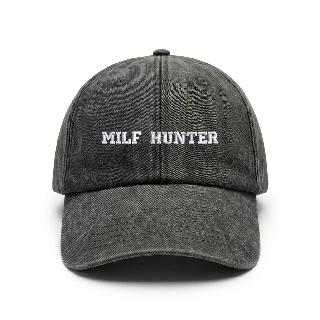 Vintage cap "MILF HUNTER"