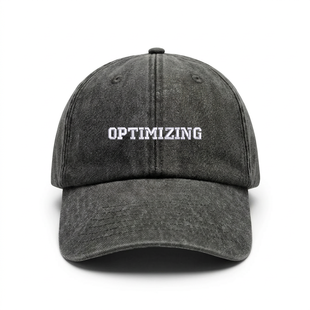 Vintage cap "OPTIMIZING"