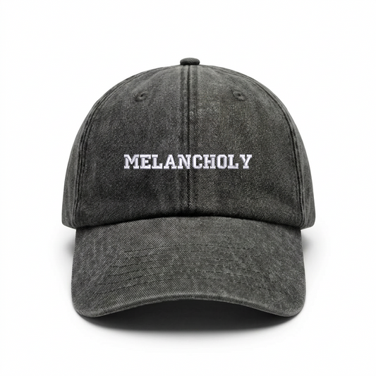 Vintage cap "MELANCHOLY"
