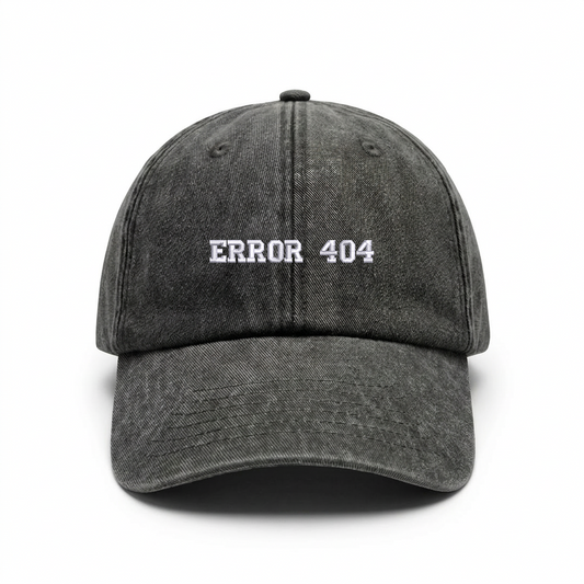 Vintage cap "ERROR 404"
