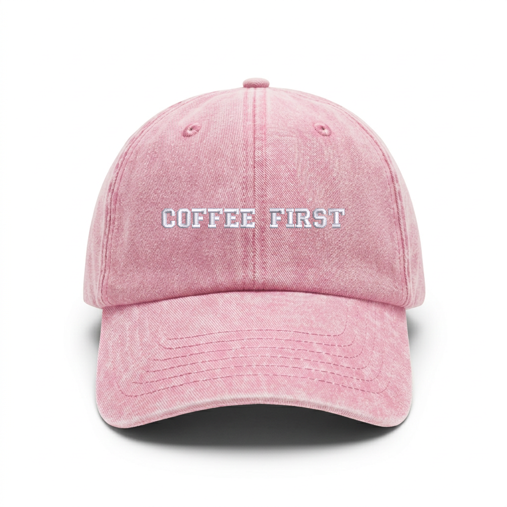 Vintage cap "COFFEE FIRST"