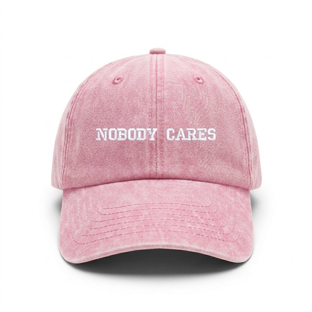 Vintage cap "NOBODY CARES"