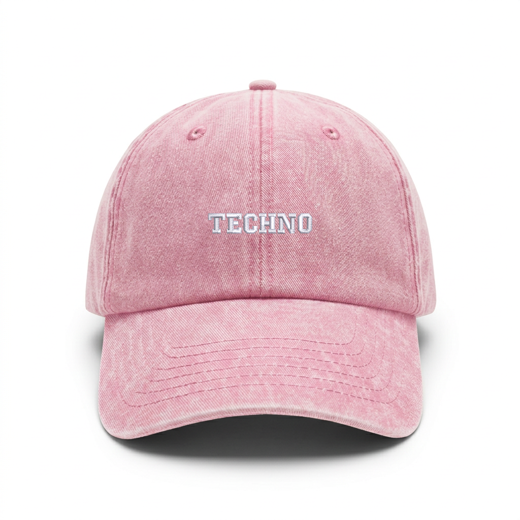 Vintage cap "TECHNO"