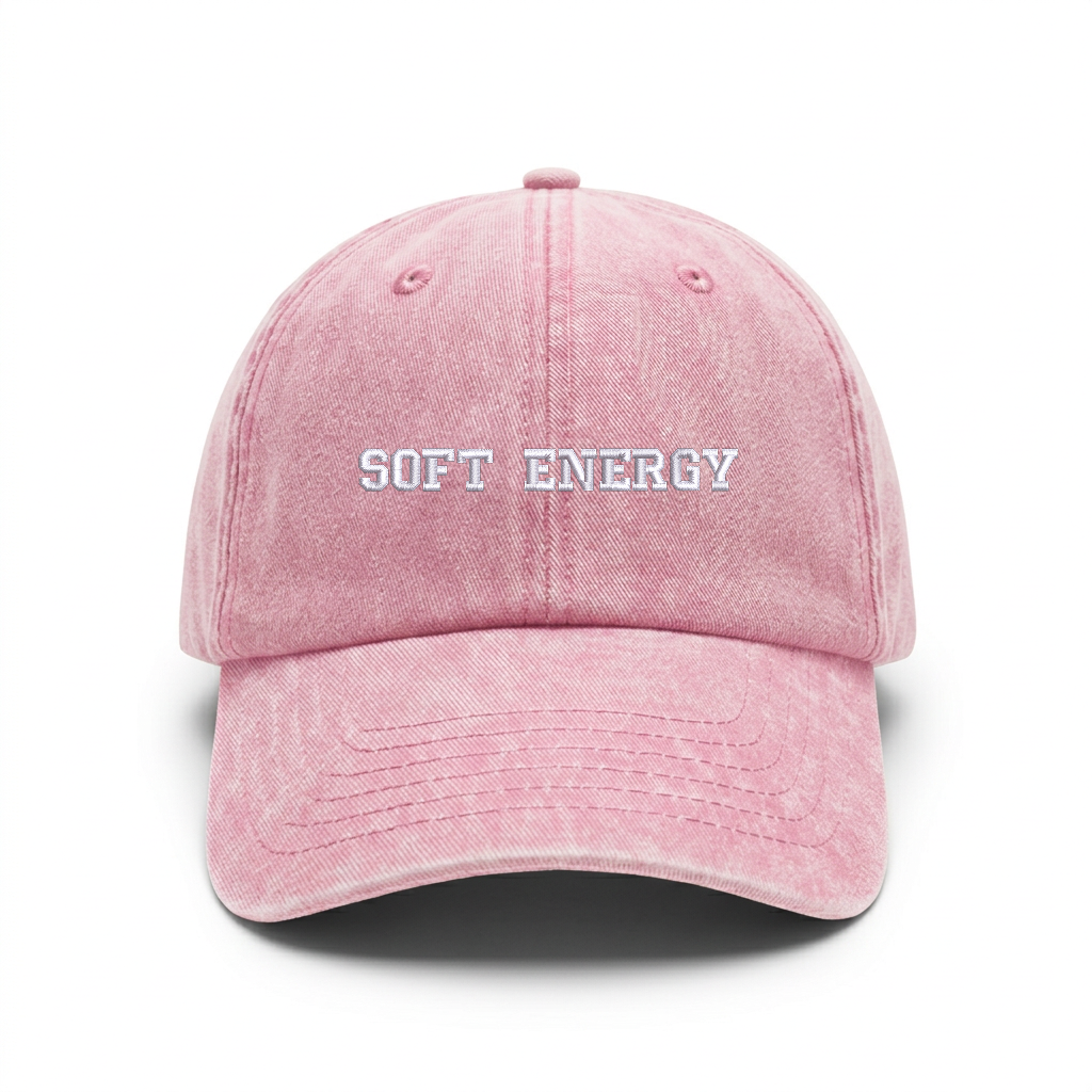 Vintage cap "SOFT ENERGY"
