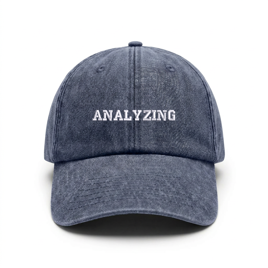 Vintage cap "ANALYZING"