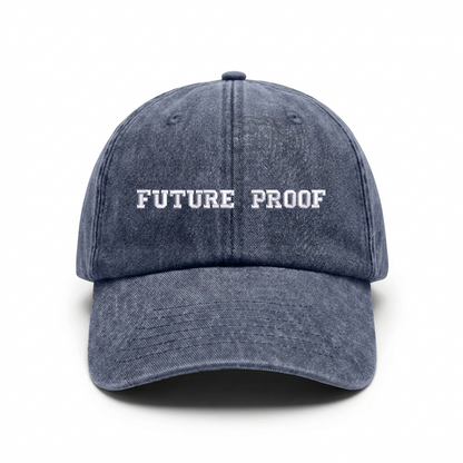 Vintage cap "FUTURE PROOF"