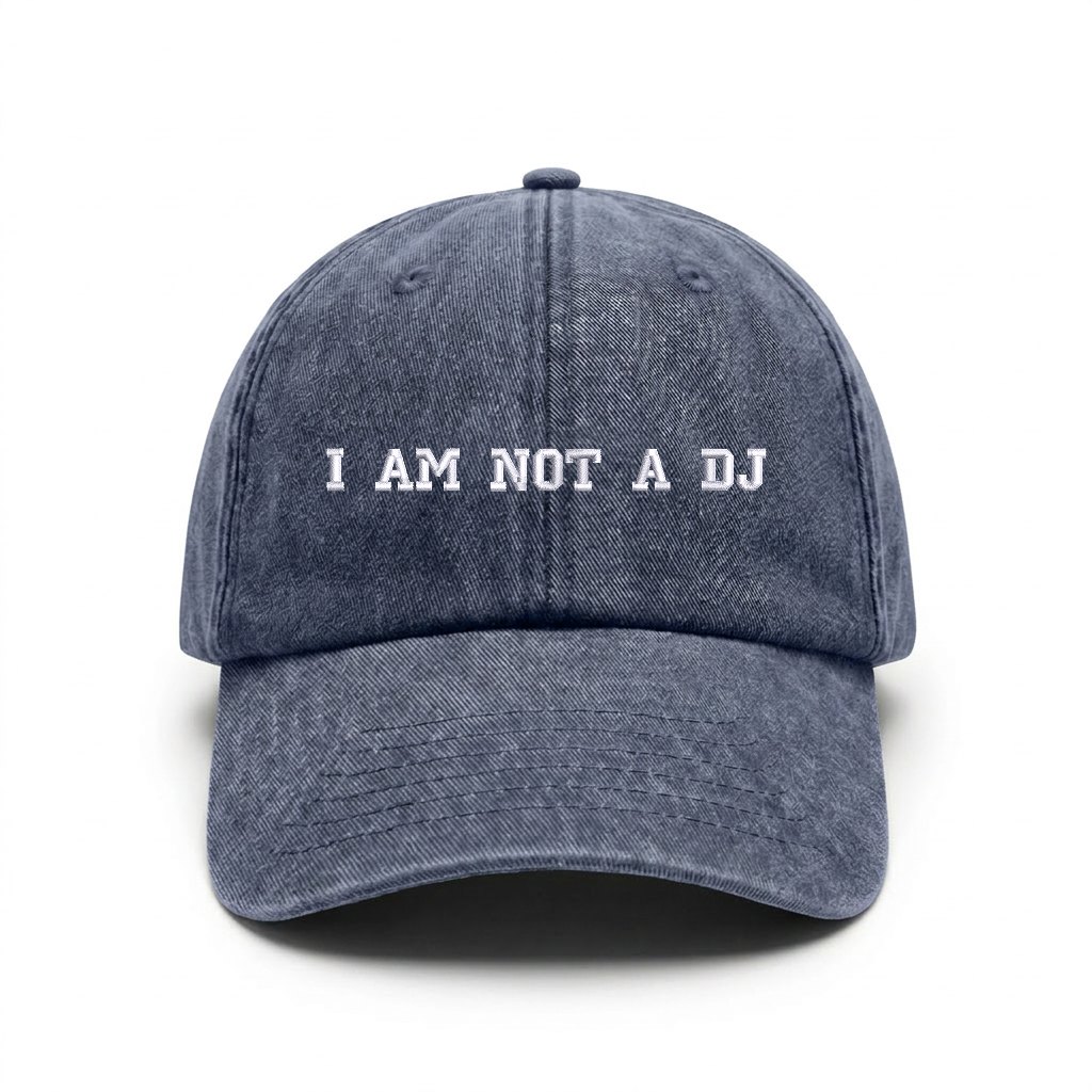 Vintage cap "I AM NOT A DJ"