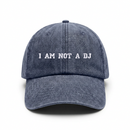Vintage cap "I AM NOT A DJ"