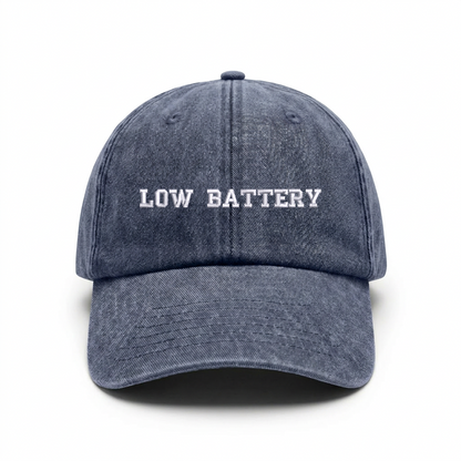 Vintage cap "LOW BATTERY"