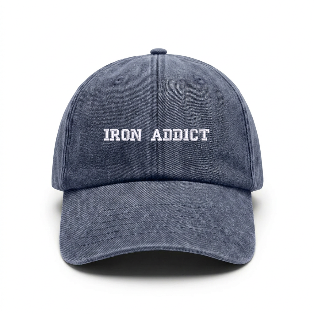 Vintage cap "IRON ADDICT"