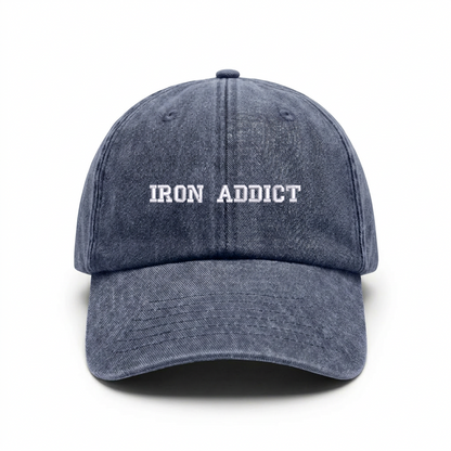 Vintage cap "IRON ADDICT"