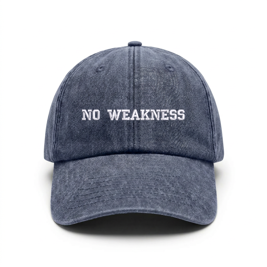 Vintage cap "NO WEAKNESS"