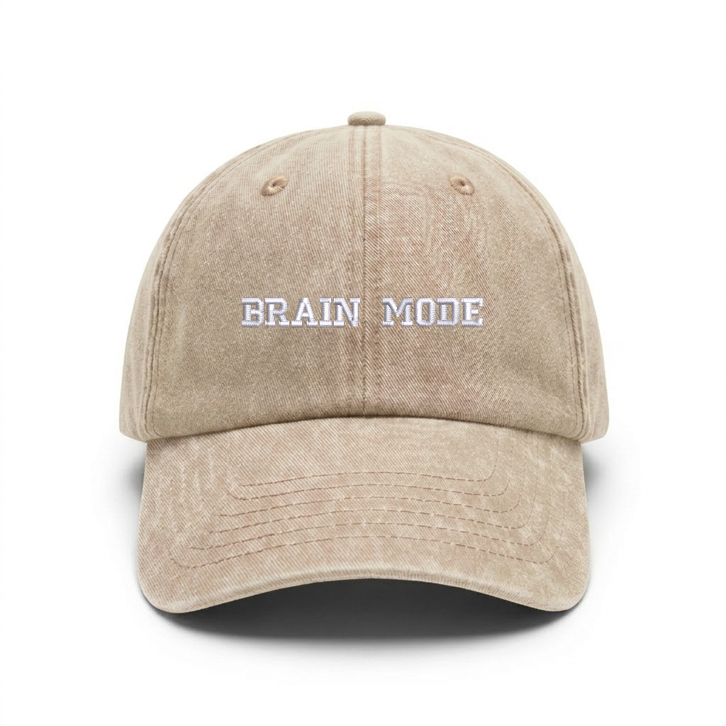 Vintage cap "BRAIN MODE"