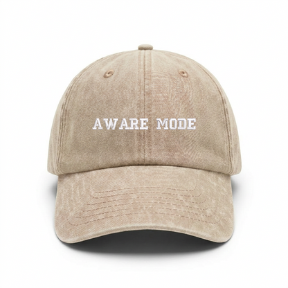 Vintage cap "AWARE MODE"