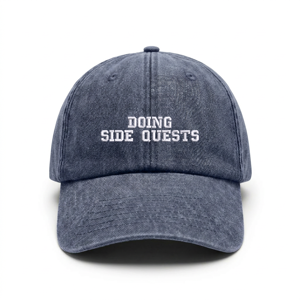 Vintage cap "DOING SIDE QUESTS"