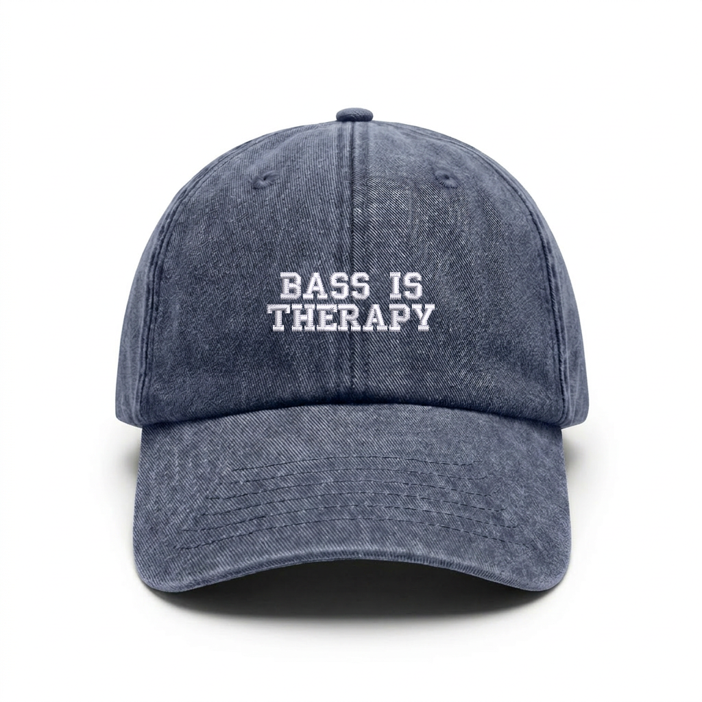 Vintage cap "BASS IS THERAPY"