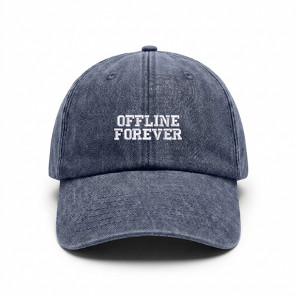 Vintage cap "OFFLINE FOREVER"
