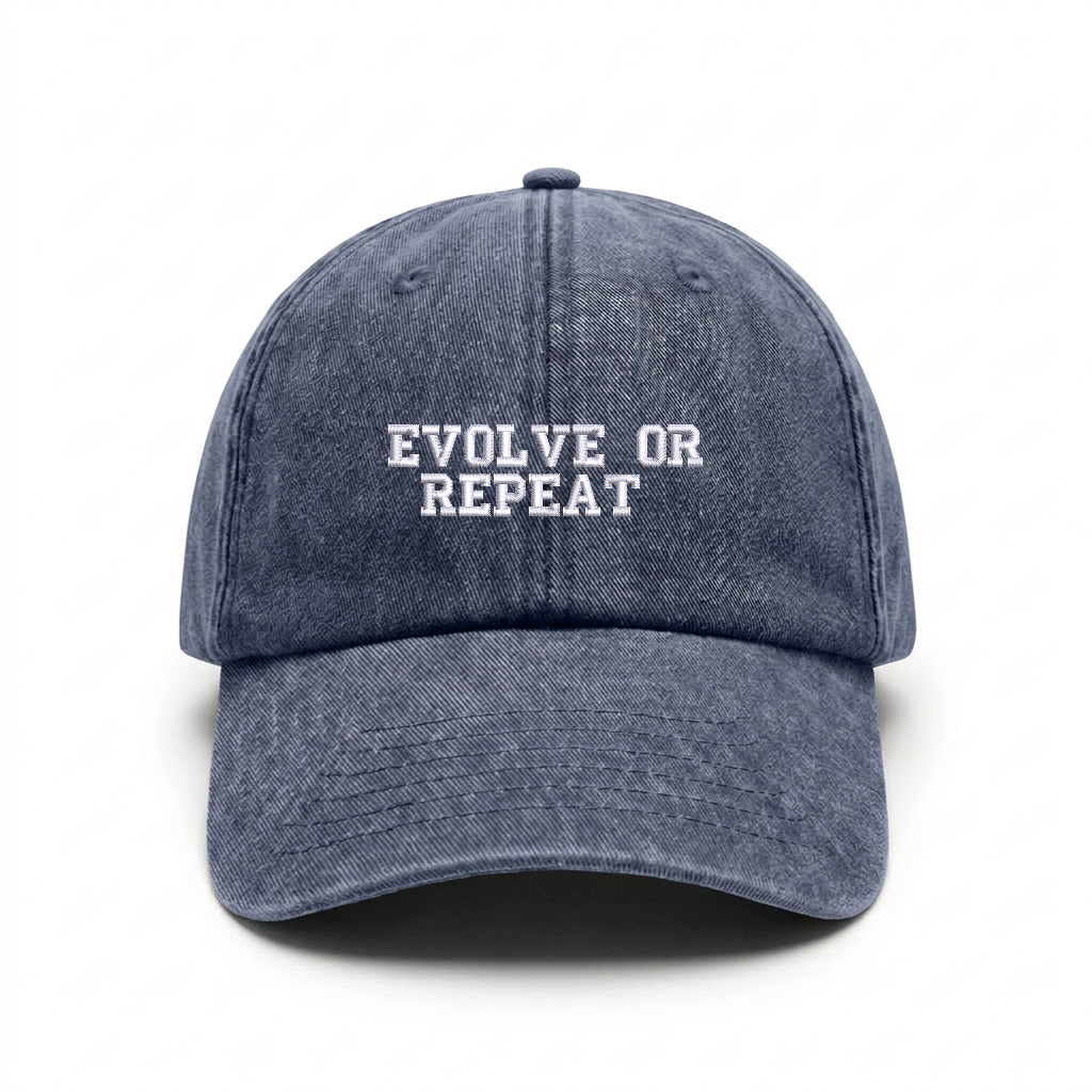 Vintage cap "EVOLVE OR REPEAT"