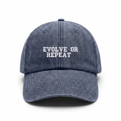 Vintage cap "EVOLVE OR REPEAT"