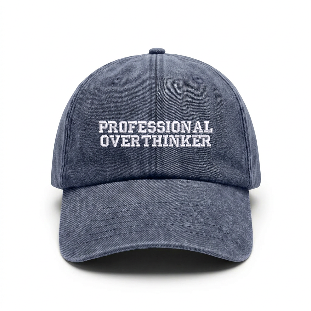 Vintage cap "PROFESSIONAL OVERTHINKER"