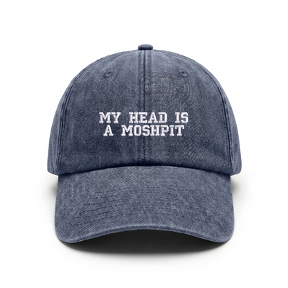 Vintage cap "MY HEAD IS A MOSHPIT"